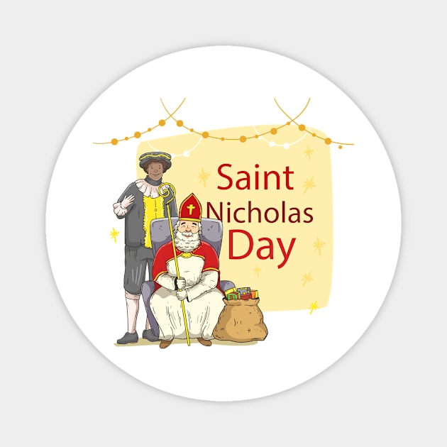 Saint Nicholas Day December Magnet by blackypaw